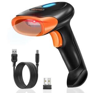 Bluetooth Barcode Scanner 2D/1D QR Handheld Reader